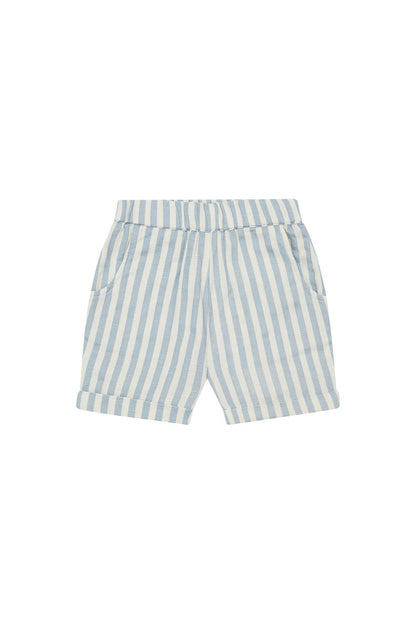 Leevje Leinenshorts "Blue Stripes"
