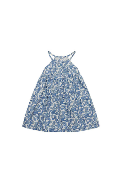 Leevje Maxikleid "Blue Flowers"