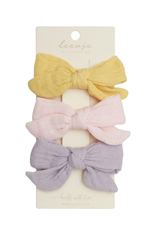 Leevje Haarspangen "Musselin Summer Bows"