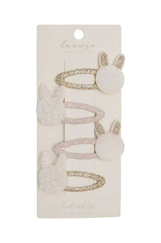 Leevje Haarspangen "Fluffy Bunny"