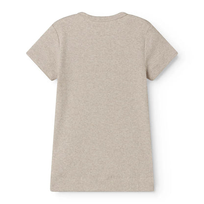 MarMar Plain T-Shirt "Light Beige Melange" – mit Modal