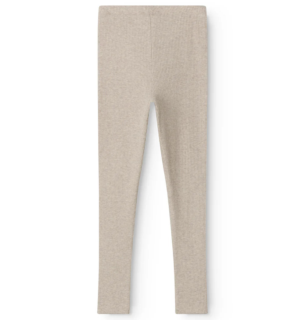 MarMar Copenhagen Leg Leggings Light Beige Melange – mit Modal