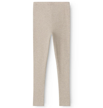MarMar Copenhagen Leg Leggings Light Beige Melange – mit Modal