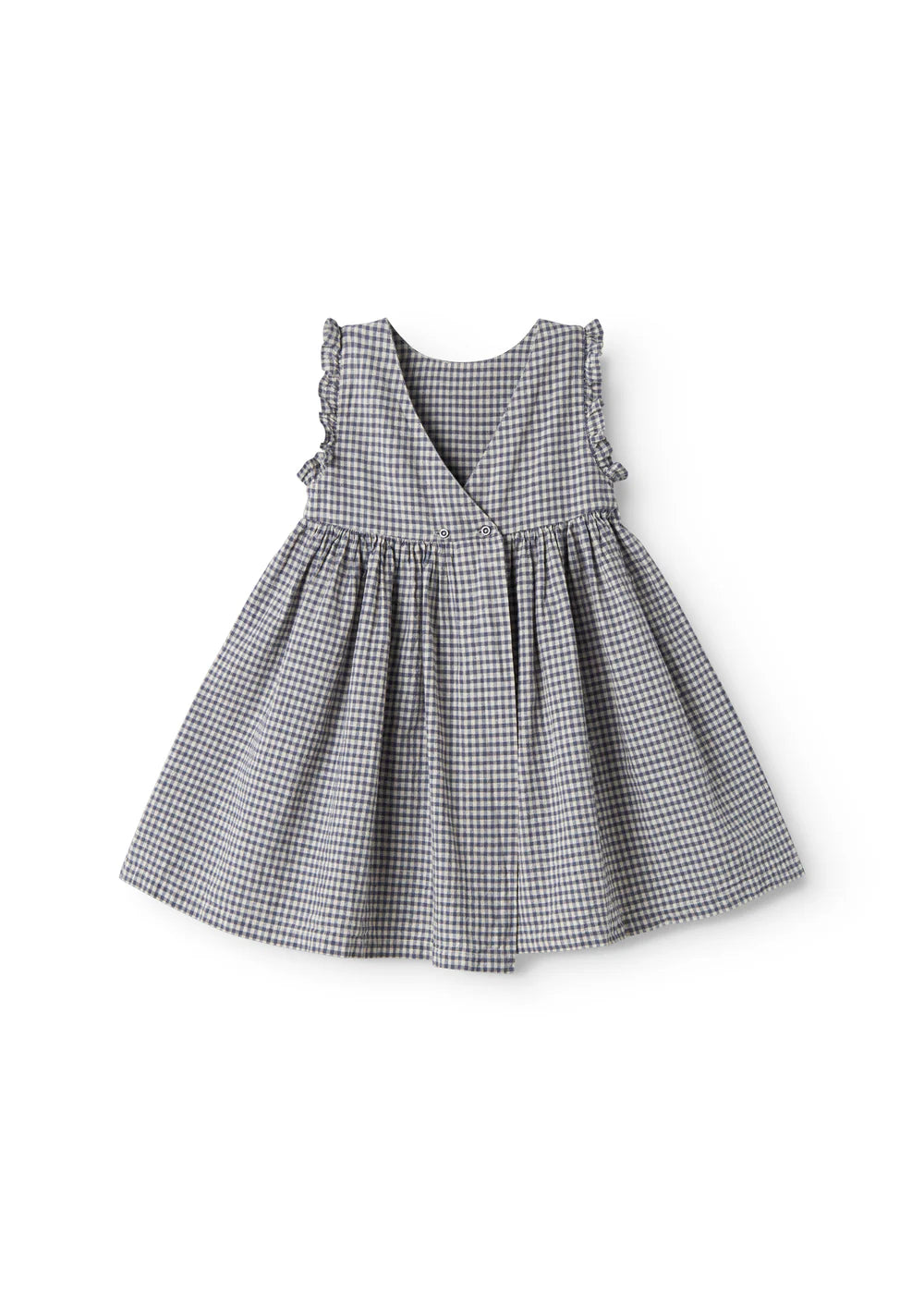MarMar Copenhagen Darame Kleid "Marine Check" – Baumwolle & Leinen