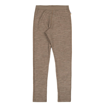 Joha Leggings aus Merinowolle & Seide "Hellbraun"