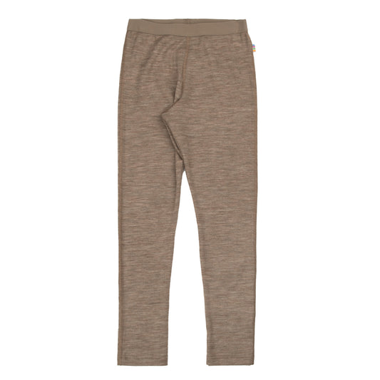 Joha Leggings aus Merinowolle & Seide "Hellbraun"