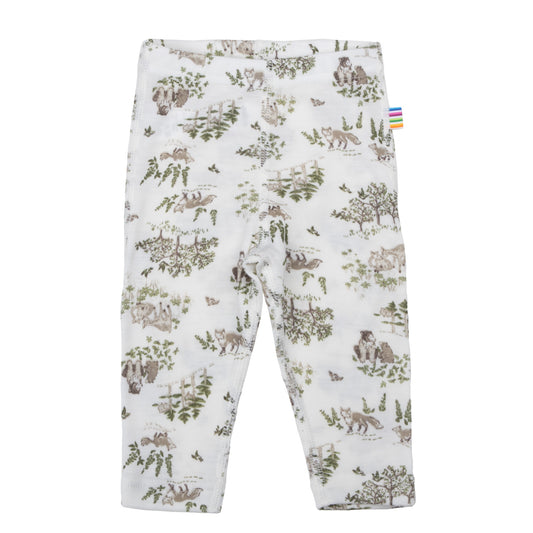 Joha Leggings aus Merinowolle & Seide "Off White"