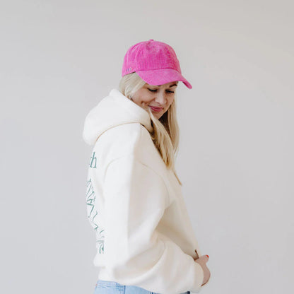 Lukkily Cap Cord pink