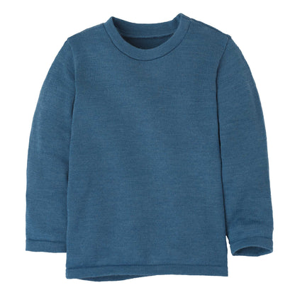 Disana Strick-Pullover "Taubenblau"