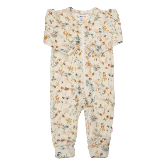 Joha Jumpsuit aus Merinowolle "Blumenprint"