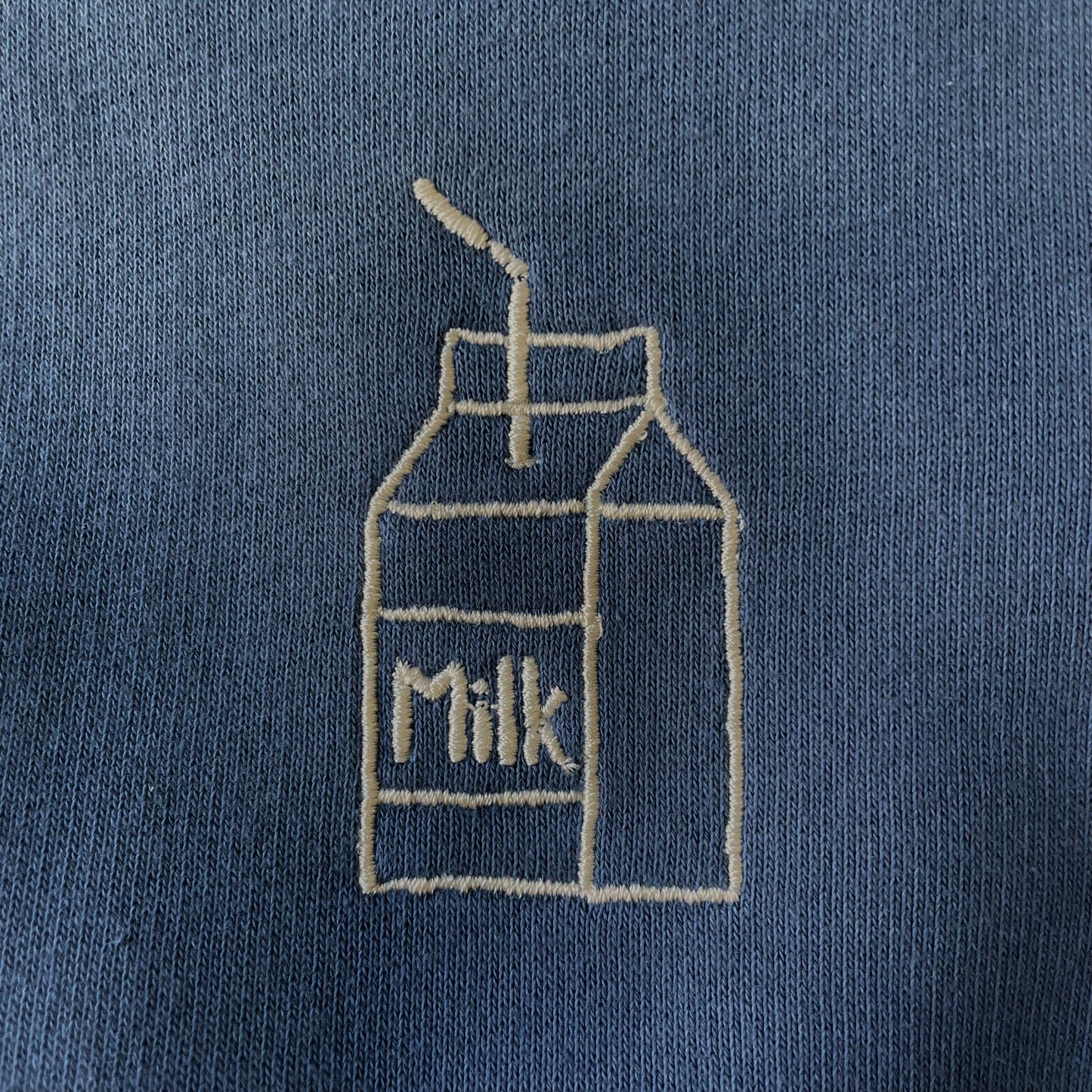 Melots Sweater "More Milk" dusty blue