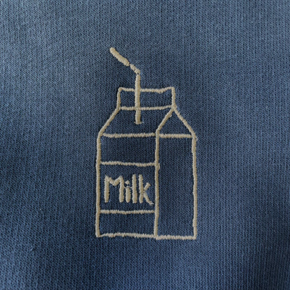 Melots Sweater "More Milk" dusty blue