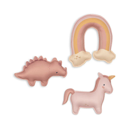 Konges Sløjd 3er Set Tauchspielzeug "Unicorn"