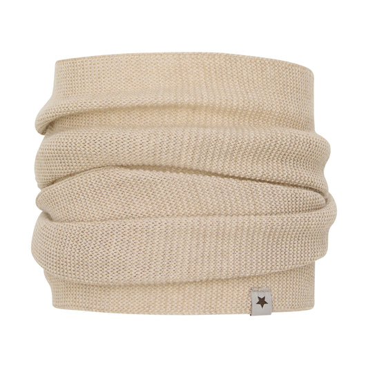 Huttelihut Strickloop aus Merinowolle "Sand Melange"