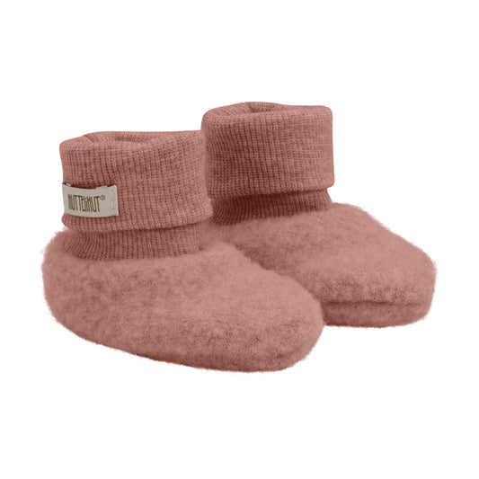 Huttelihut Wollfleece Footies 2-lagig  "Burlwood"