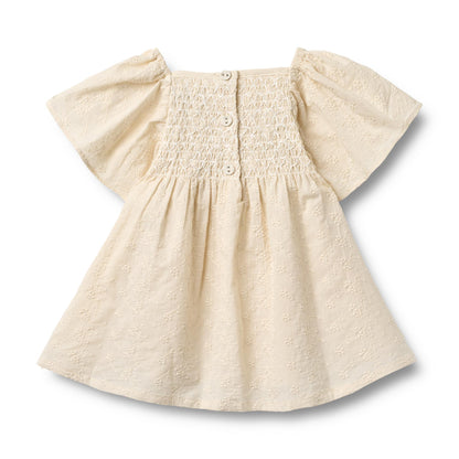 Wheat Babykleid Elva "eggshell"