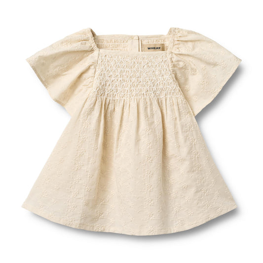 Wheat Babykleid Elva "eggshell"