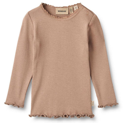Wheat Langarmshirt Reese Nougat Rose