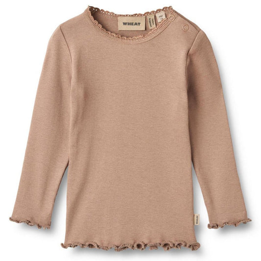 Wheat Langarmshirt Reese Nougat Rose