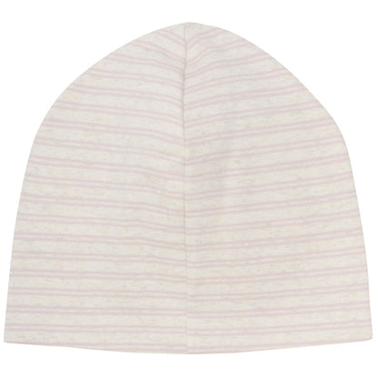 Huttelihut gestreifte Mütze Baby- Sepia Rose