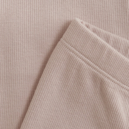 Huttelihut gerippte Leggins - Sepia Rose