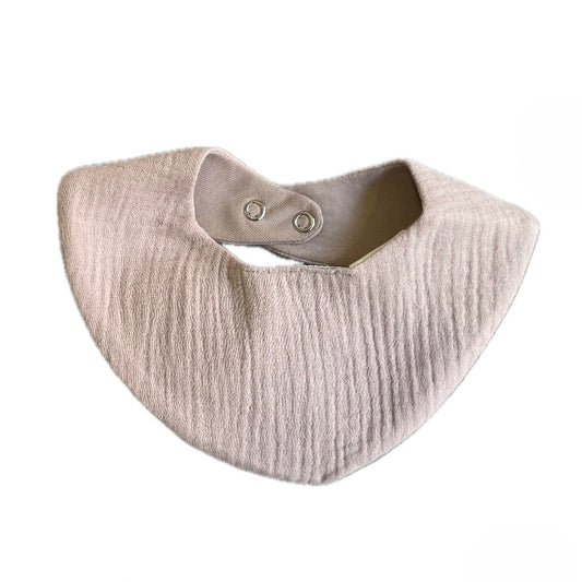 Huttelihut Musselin Lätzchen - Cloud Gray