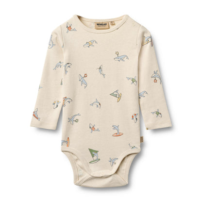 Wheat Body L/S Freddie – Whale Friends
