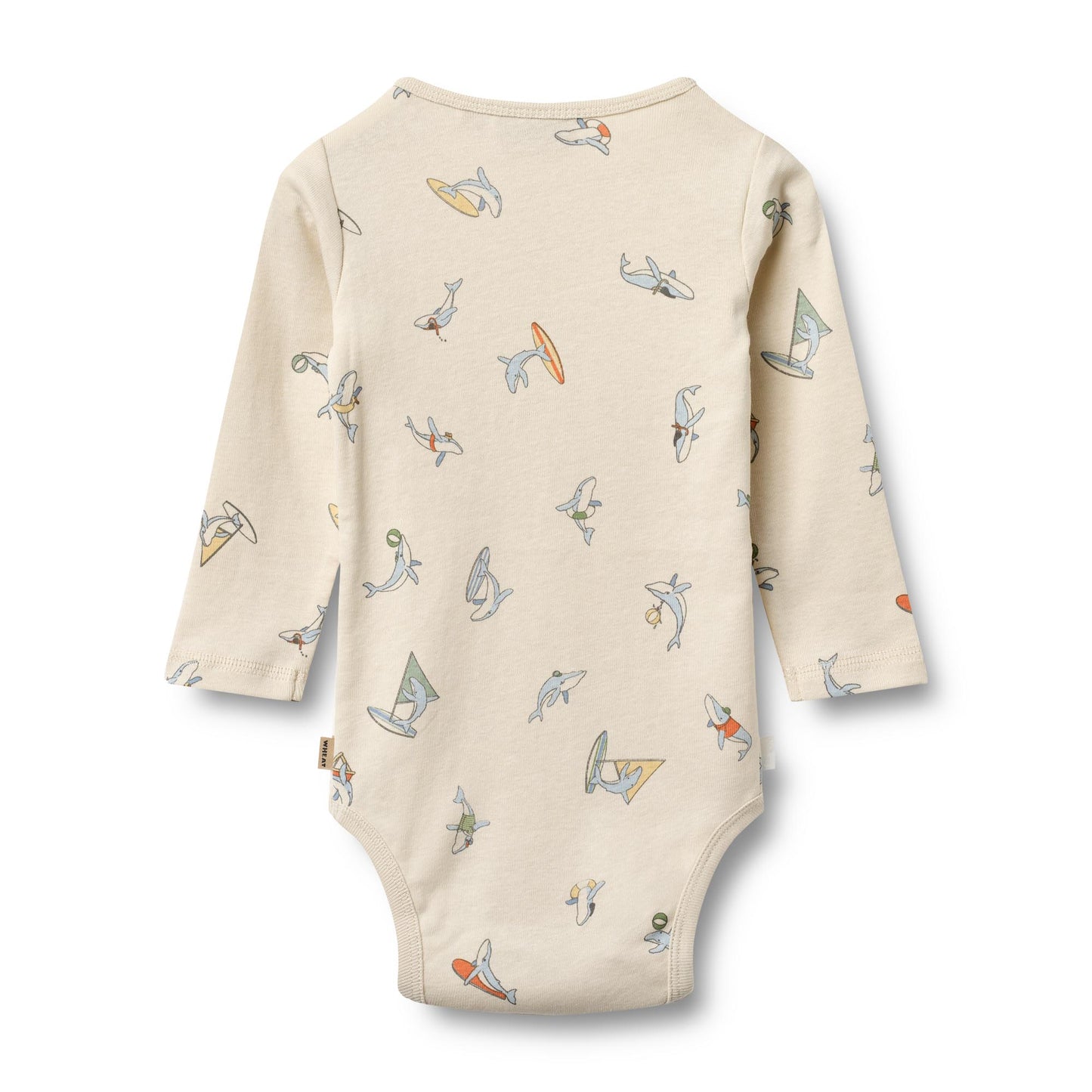 Wheat Body L/S Freddie – Whale Friends