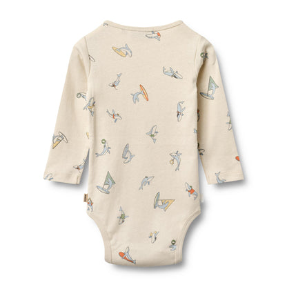 Wheat Body L/S Freddie – Whale Friends
