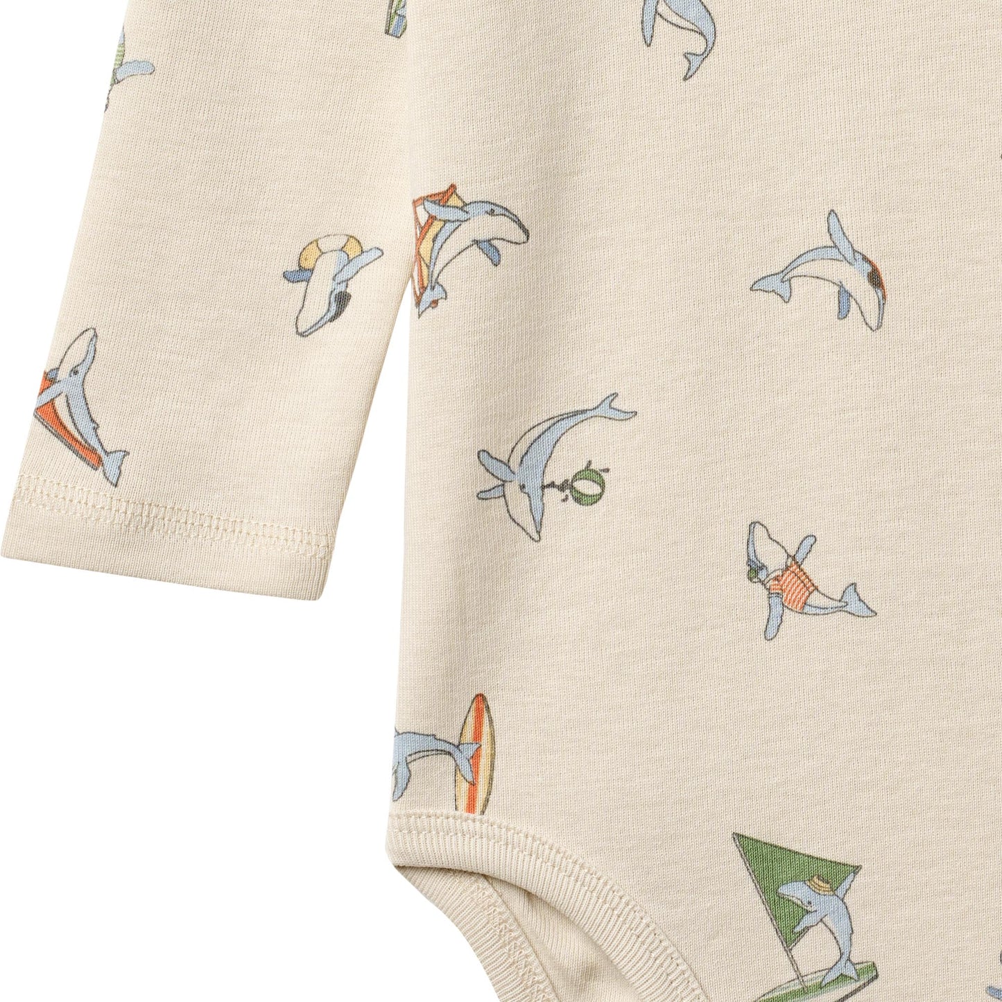 Wheat Body L/S Freddie – Whale Friends