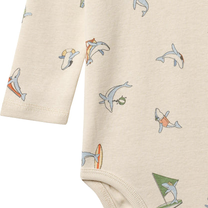 Wheat Body L/S Freddie – Whale Friends