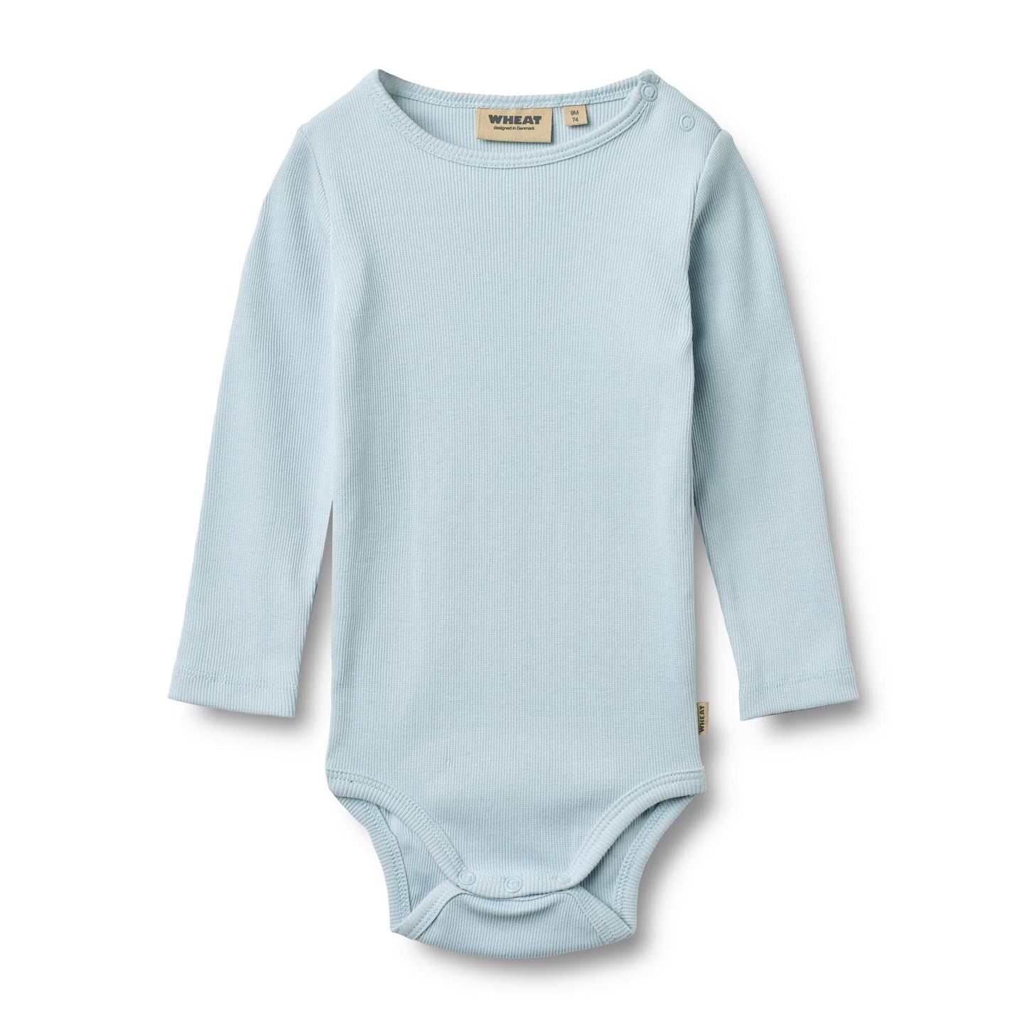 Wheat Rippstrick Body Spencer "Summer Sky"