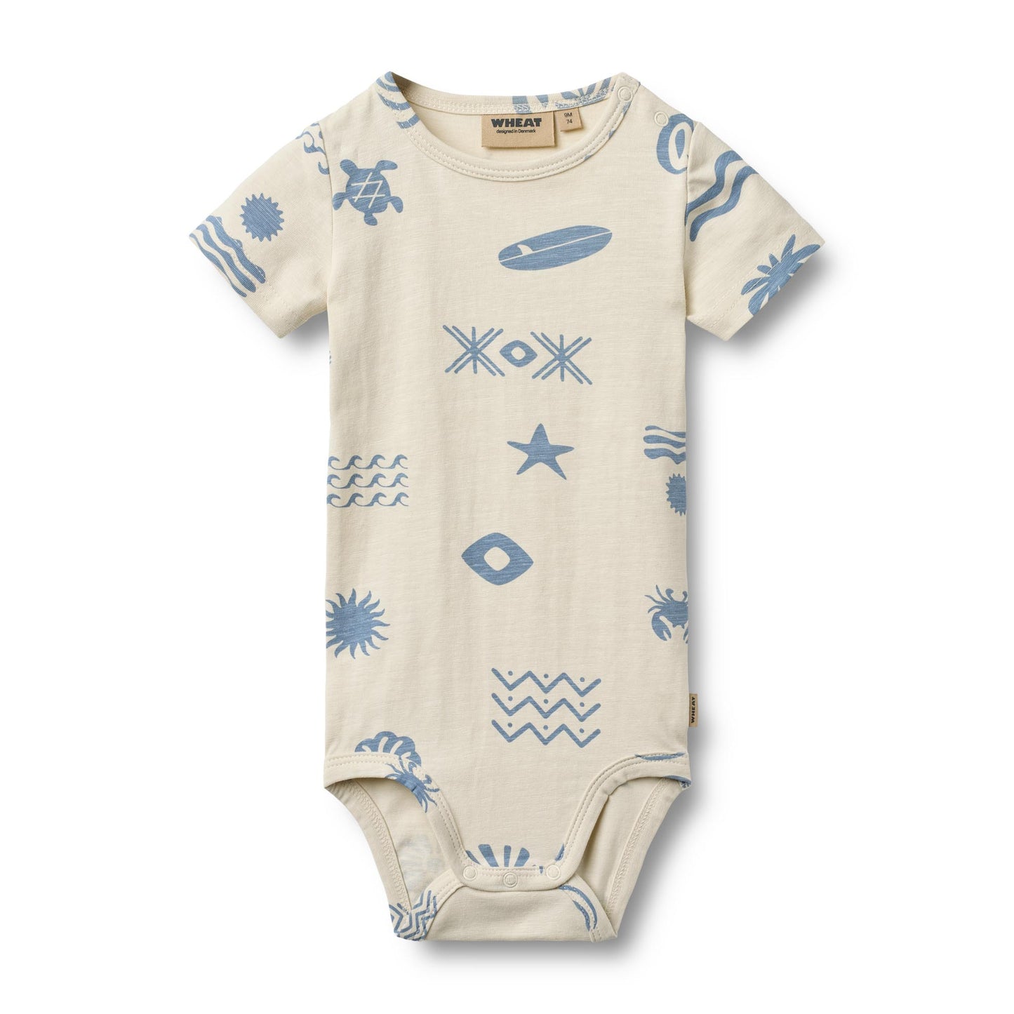 Wheat Kurzarmbody Edvald "Summer Island"