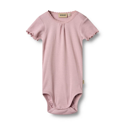 Wheat Rib Kurzarmbody Edna