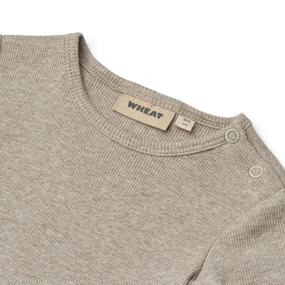 Wheat Rib Body kurzarm Timo