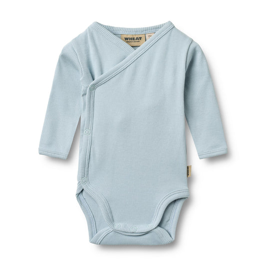 Wheat Wickelbody L/S Pil "Summer Sky"