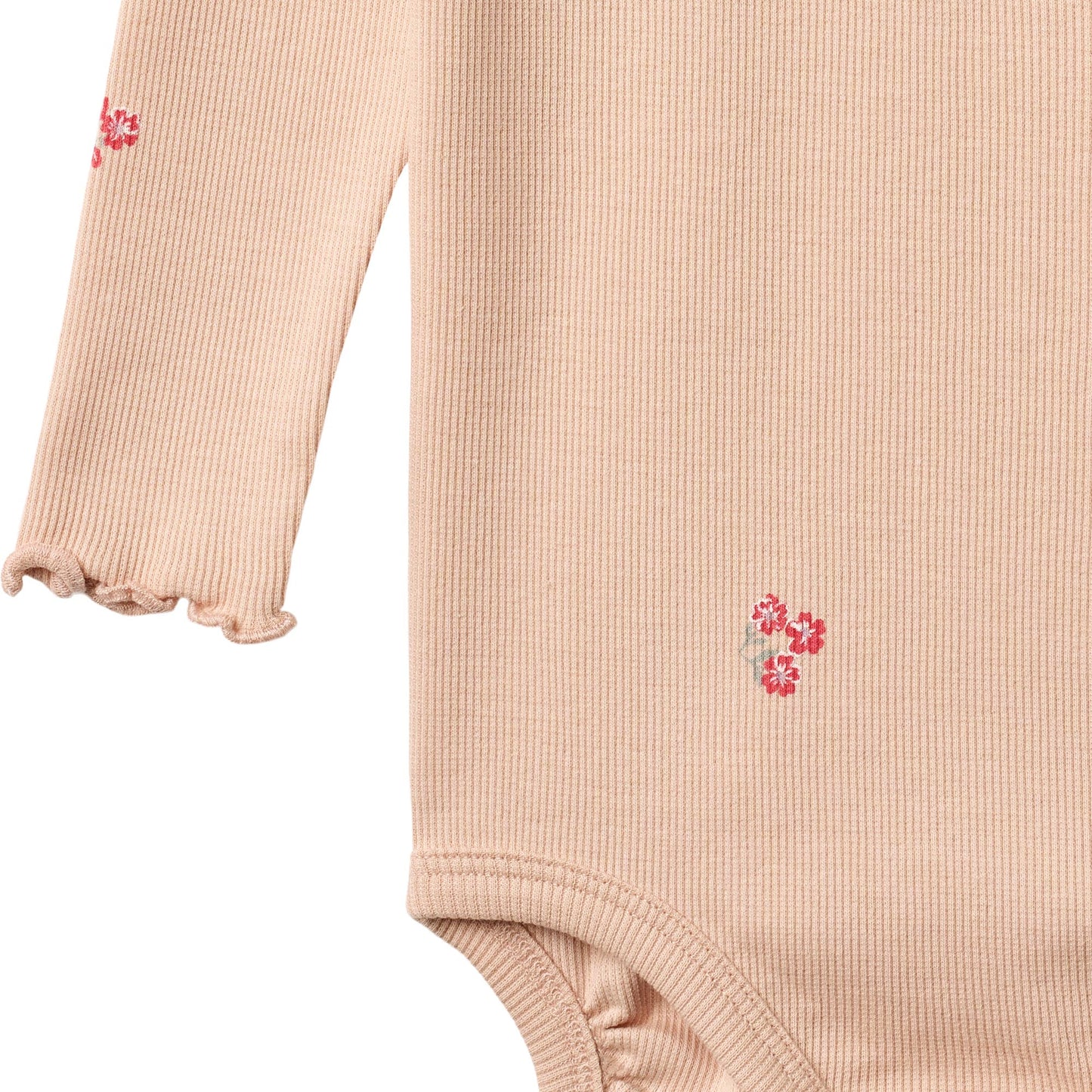 Wheat Body L/S Rie "Rose Flowers"