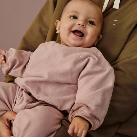 Gray Label Baby Dropped Shoulder Sweater "Berry"