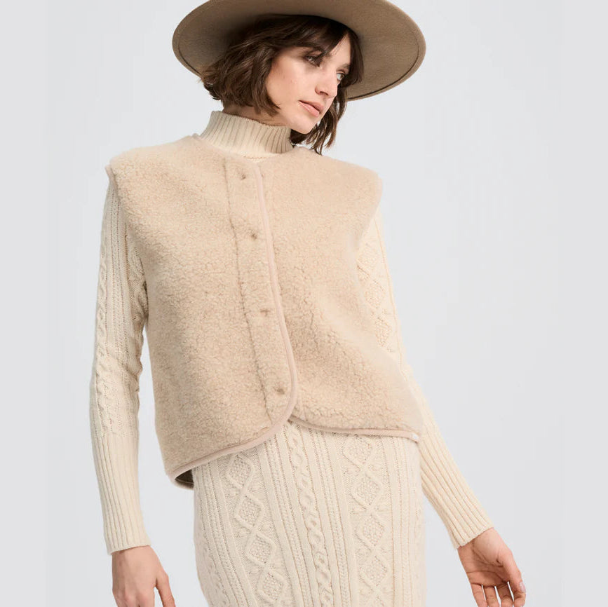 Alwero Weste TYP Adult "Sand Brown"