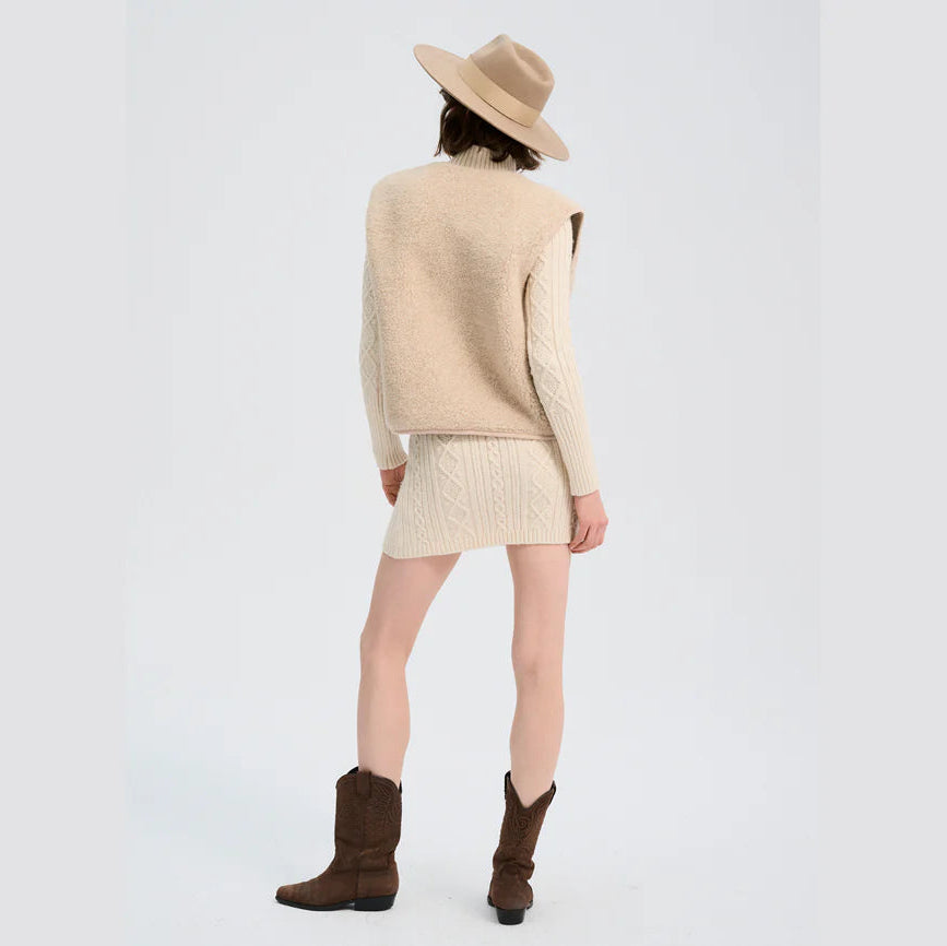 Alwero Weste TYP Adult "Sand Brown"