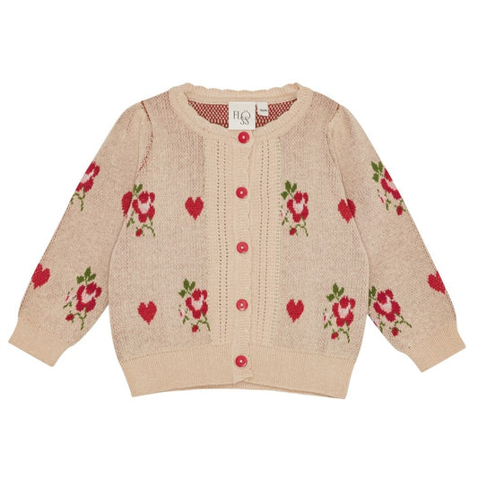 Flöss Cardigan Amelia "Soft pink"