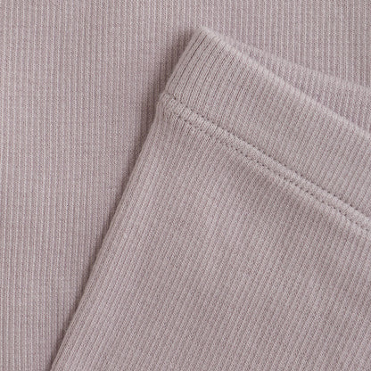Huttelihut gerippte Leggins - Cloud Gray