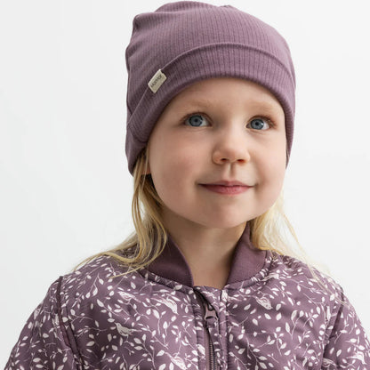 MarMar Beanie aus Modal "Plum Shadow"