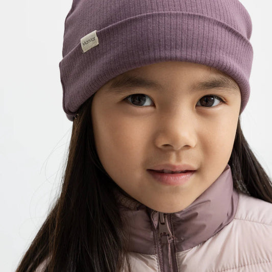 MarMar Beanie aus Modal "Plum Shadow"