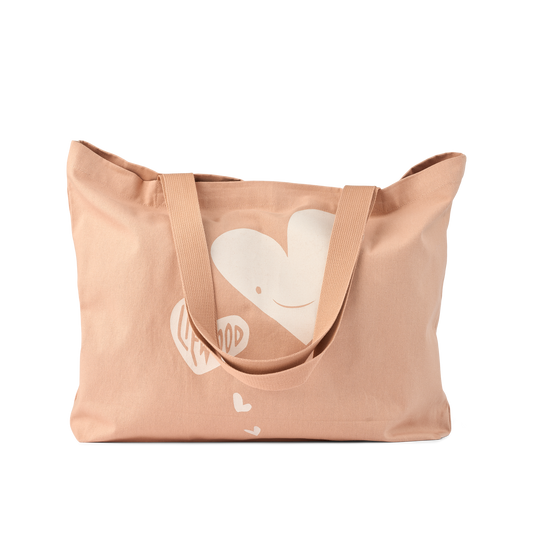 Liewood Große Tote Bag Herzen in "Pale Tuscany"