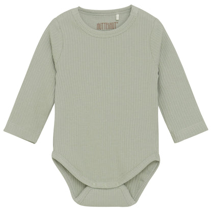 Huttelihut gerippter Langarmbody - Desert Sage