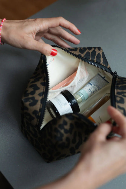 Lukkily Wasch Bag Canvas Leo