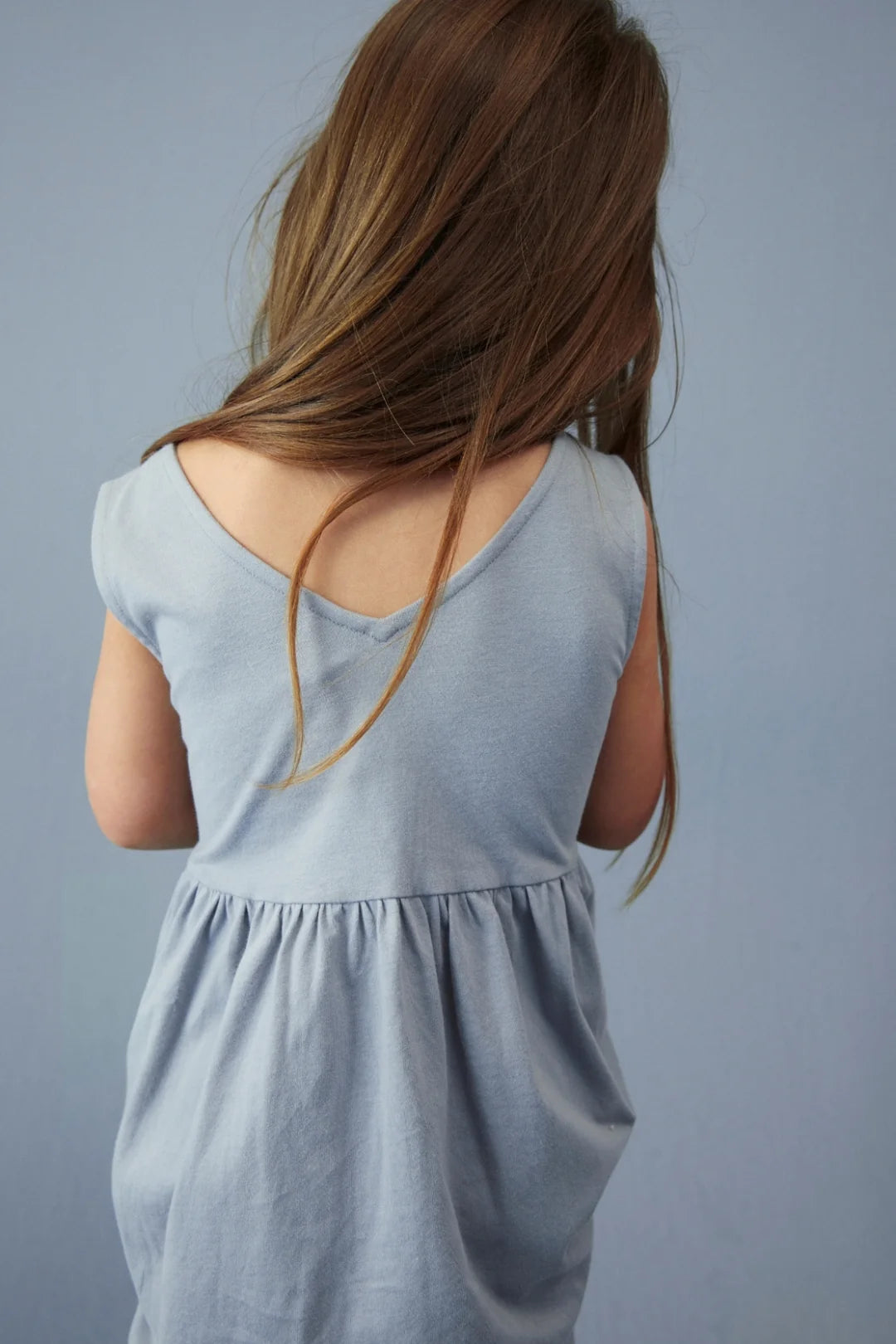 Gray Label Ärmelloses Kleid "Stone Grey"