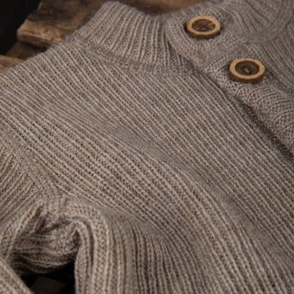 Joha Merino Cardigan "Beige Melange"