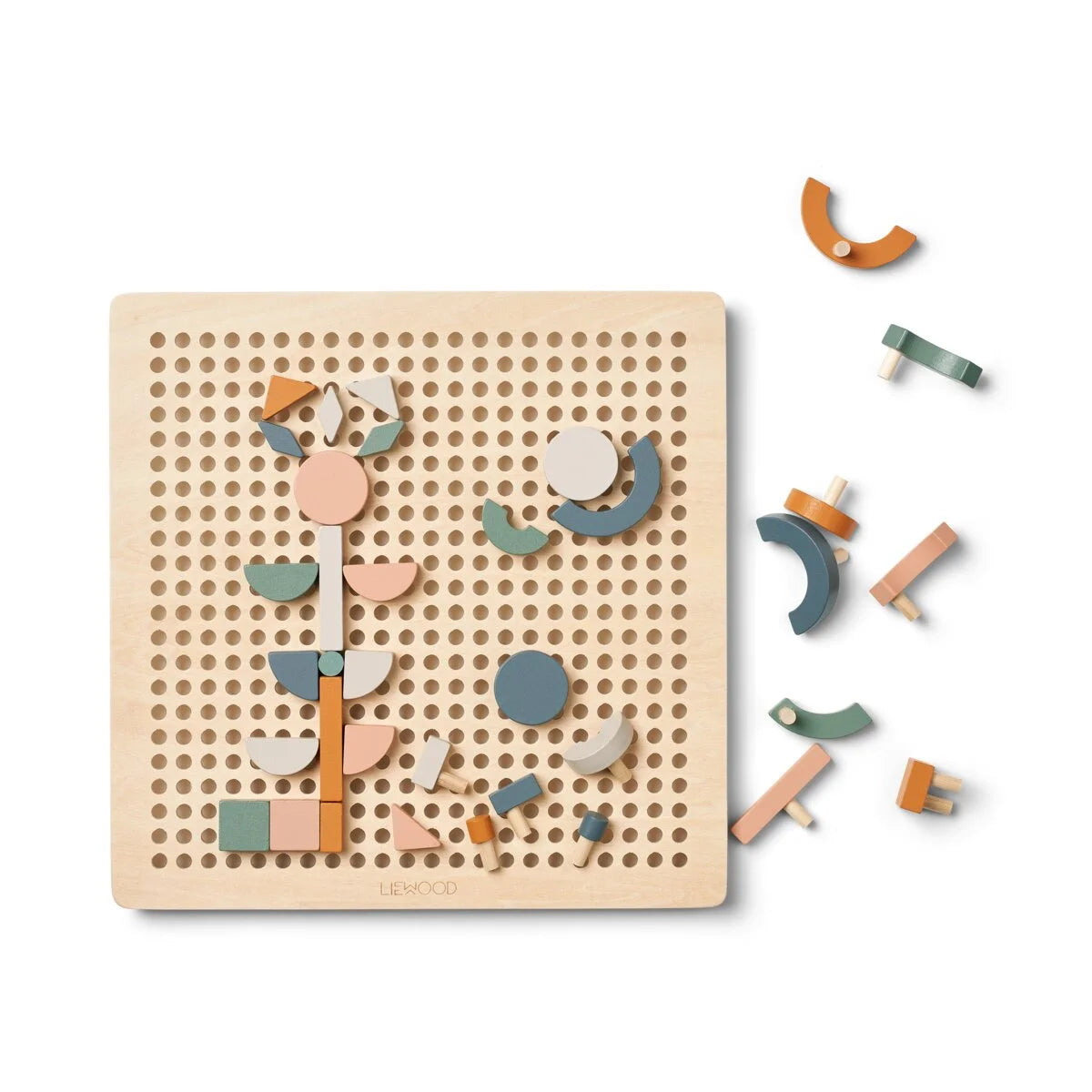 Liewood Cecily Steckpuzzle – Kreatives Lernspielzeug aus Holz 36 Teile